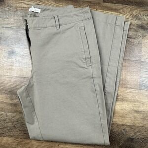 Eileen Fisher Pants Size Small Gray Organic Cotton Stretch‎